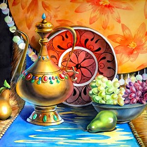 Декоративный казахский натюрморт (49 фото)