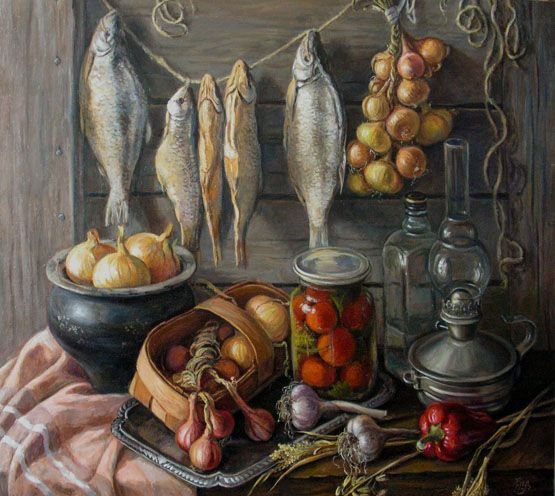 Натюрморт застолье