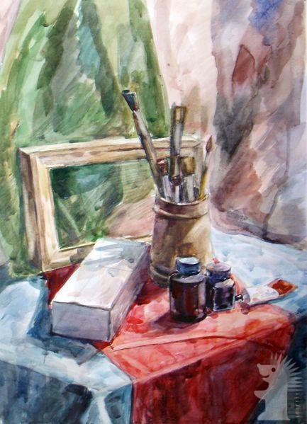 Тематический натюрморт по живописи