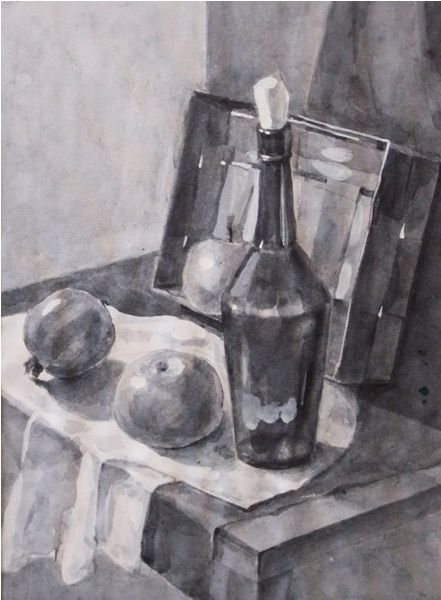 Гризайль Дега