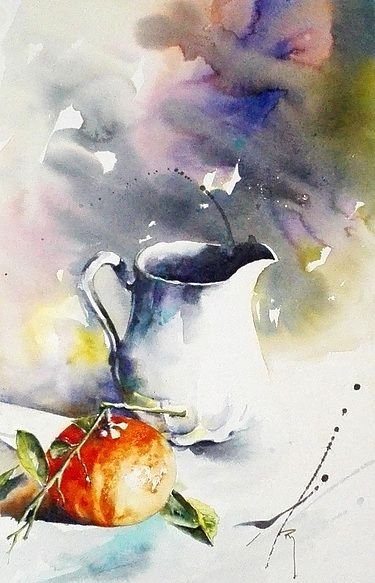 Акварель художника Catherine Rey