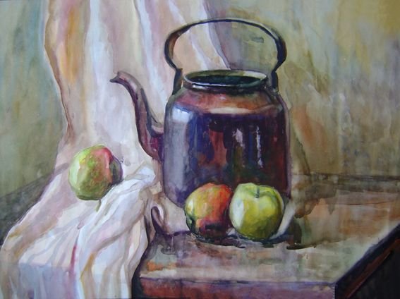 Натюрморт гуашью Академическая живопись