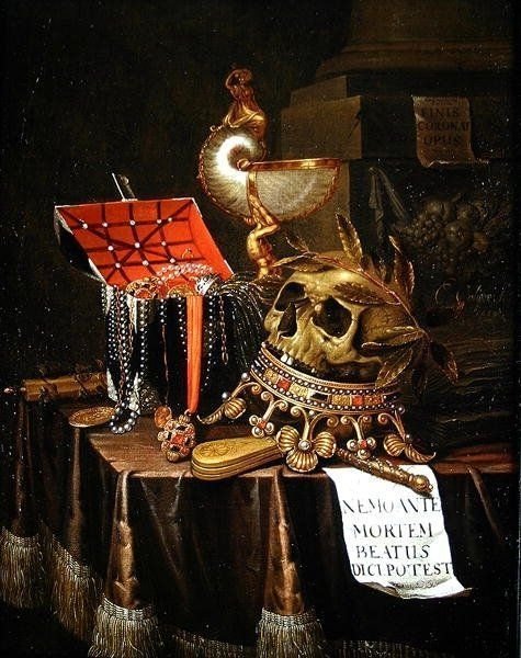 Натюрморт тромплей vanitf