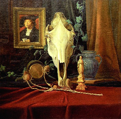 Натюрморт с черепом животного