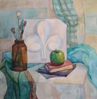 Академическая акварель Академия художеств