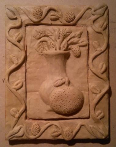 Барельеф керамика