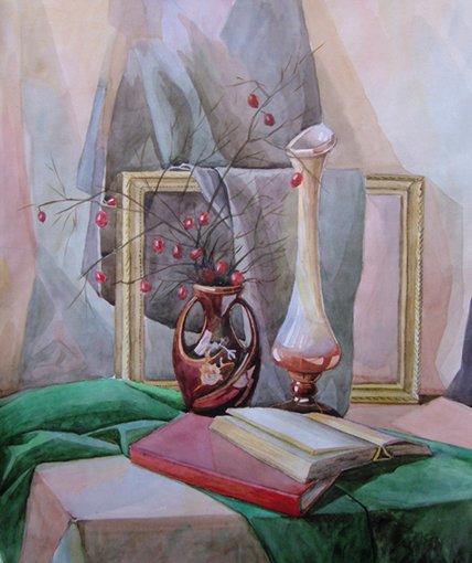 Кузнецова Марина акварель натюрморт