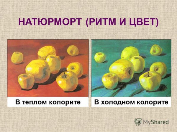 Академическая живопись Этюд фруктов