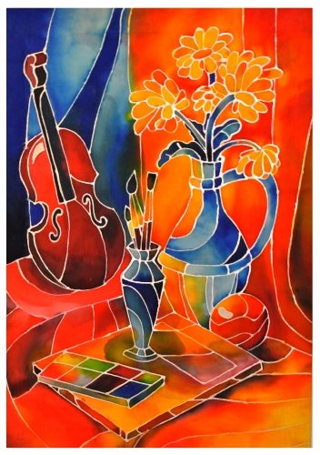 Пикассо гитара и скрипка 1913