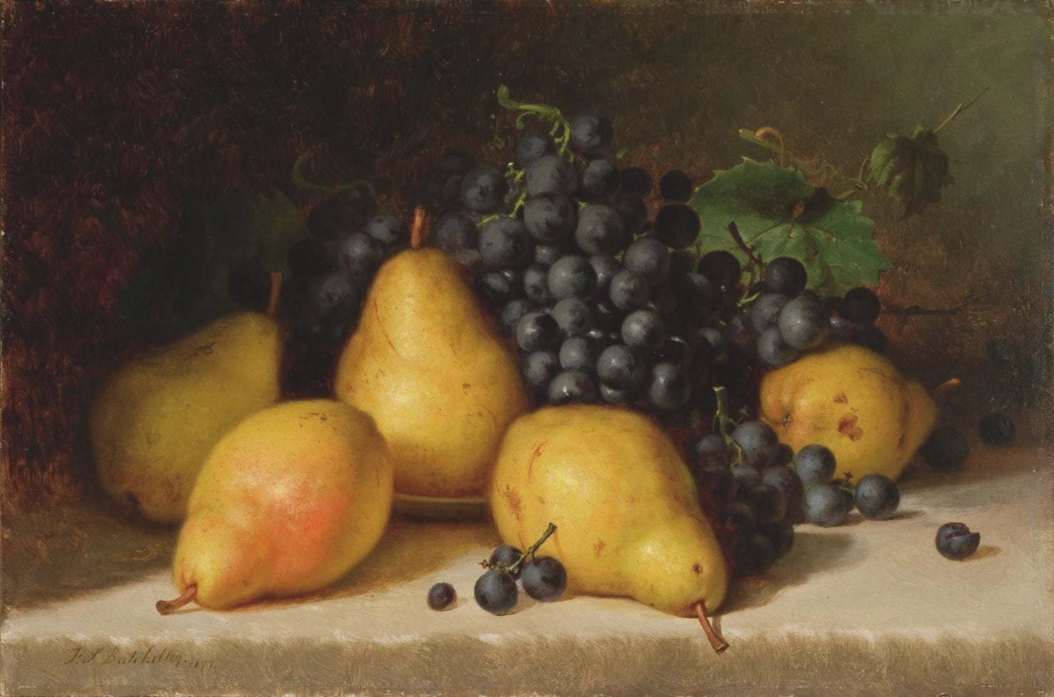 Натюрморт с фруктами Уильяма Тальбота