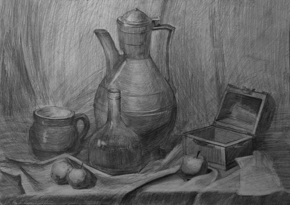 Рисование предметов быта