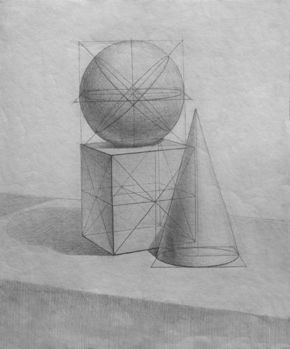 Линейно конструктивное построение геометрических фигур