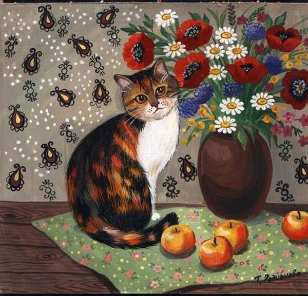 Художник Татьяна Родионова художница коты