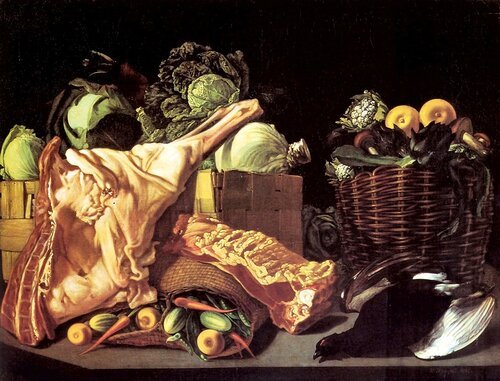 Хруцкий натюрморт с грибами