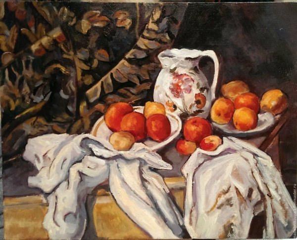 Поль Сезанн натюрморт с часами