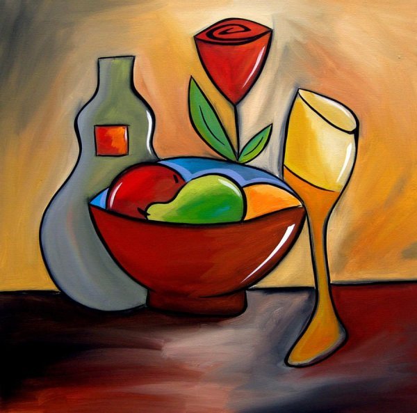 Декоративный натюрморт художественная школа