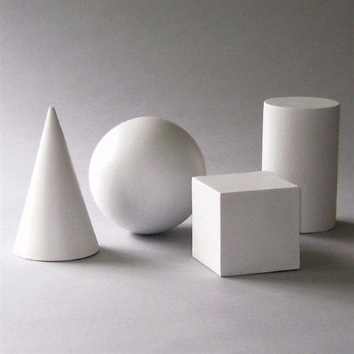 Гипсовые геометрические фигуры