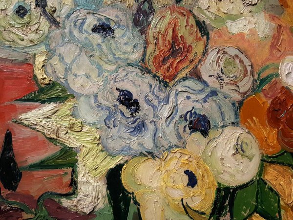 Картина пионы художника Ван Гога