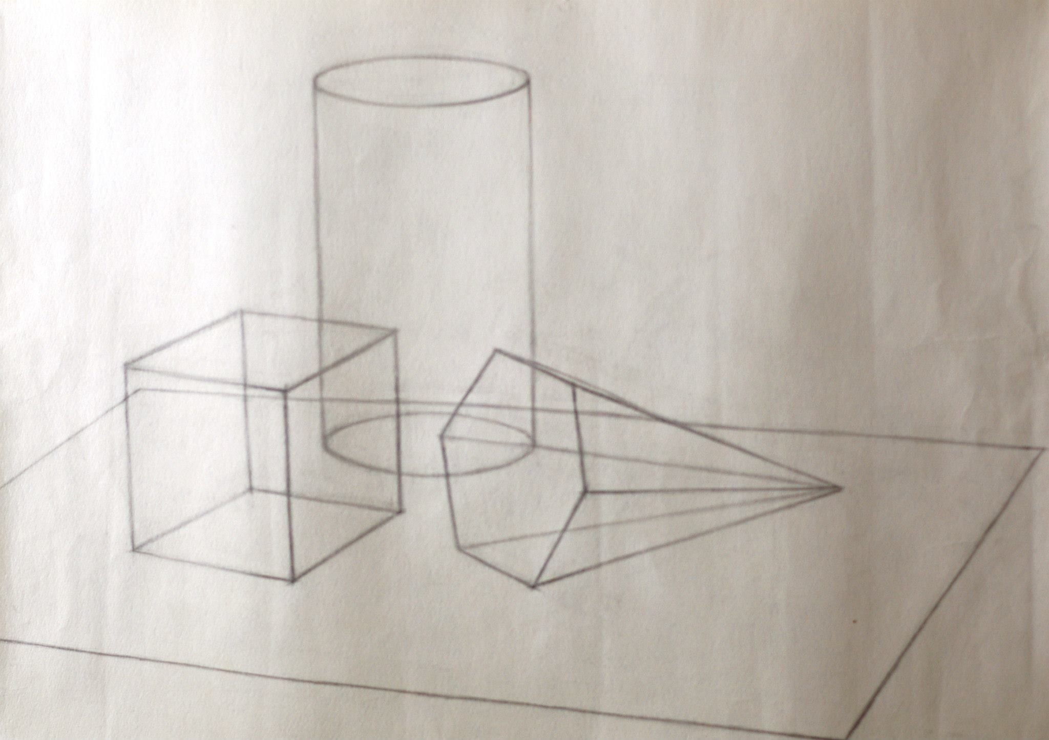Линейно-конструктивное построение геометрических тел