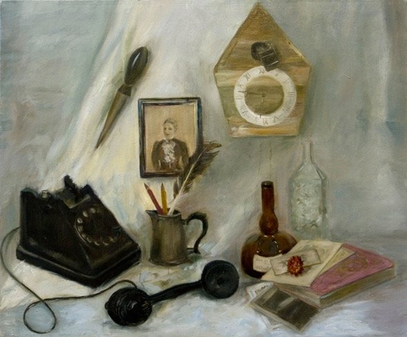 Утюг в живописи