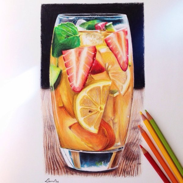 Арбуз красками