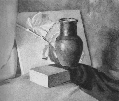 Предметы быта натюрморт Академический