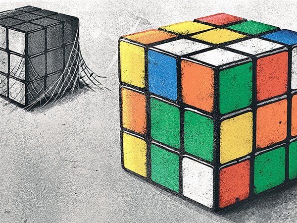 Кубик Рубика для дальтоников