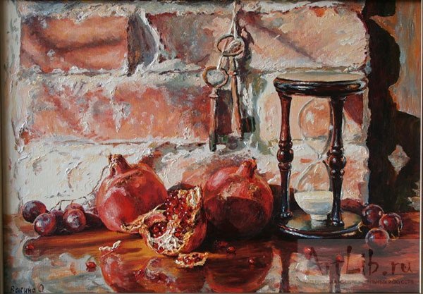 Натюрморт Дэвид Джерман яблоки
