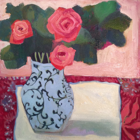 Татьяна Маврина васильки на окне