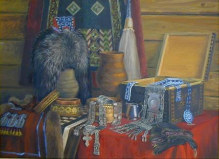 Якутский натюрморт живопись Лукина