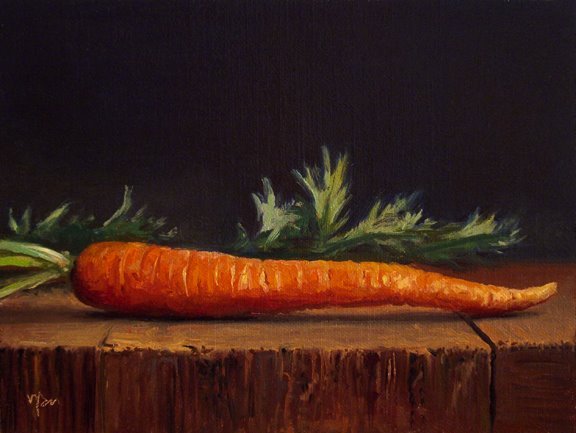 Натюрморт с морковью