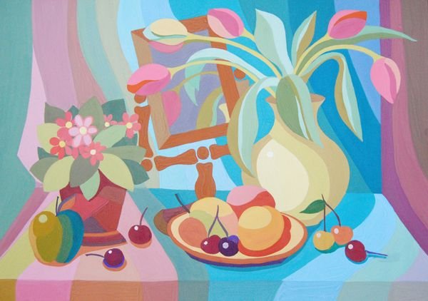 Еда гравюра