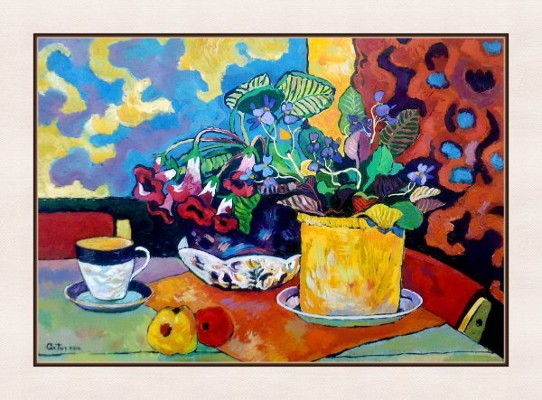 Натюрморт со стаканом воды