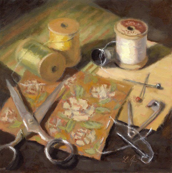 Натюрморт Швейные принадлежности