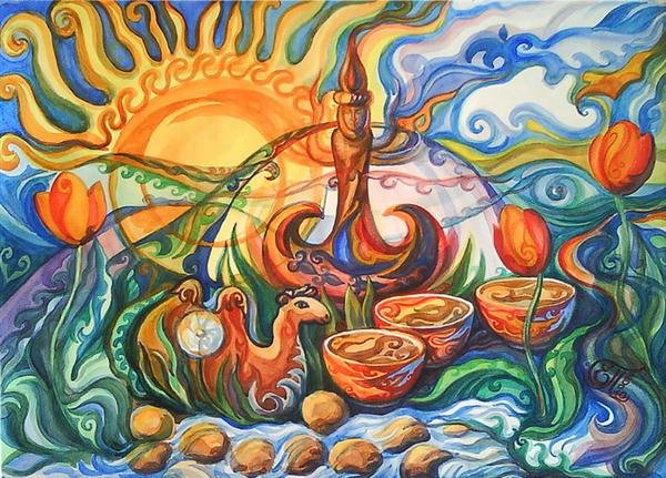 Натюрморт дастархан