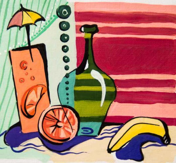 Декоративный натюрморт летний