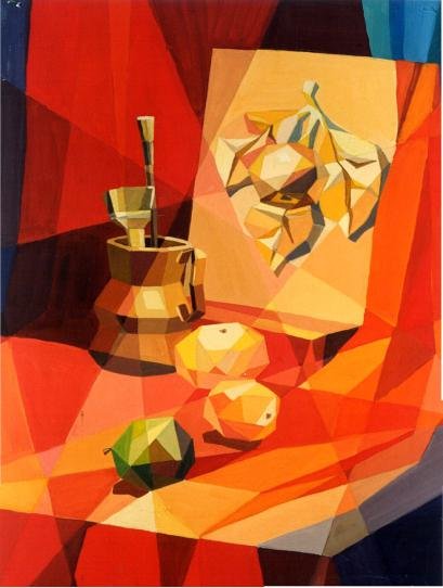 Натюрморт родственные цвета