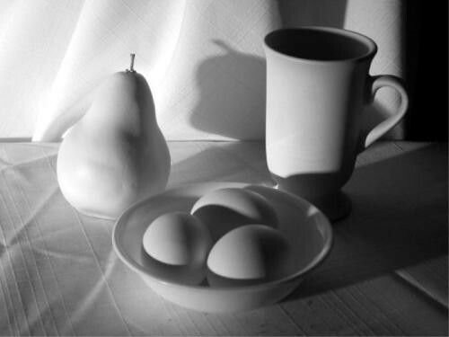 Натюрморт свет и тень