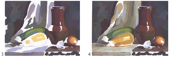 Локальный цвет натюрморт