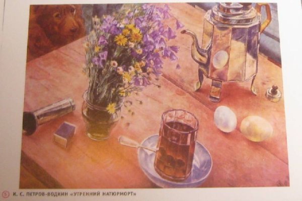 Утреннее чаепитие - натюрморт