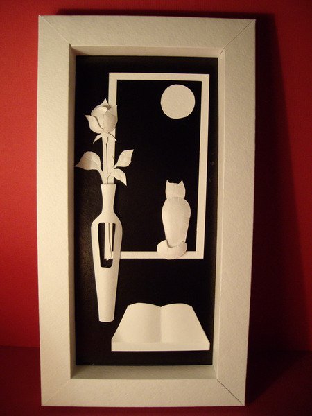 Бумажная пластика город