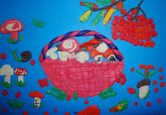 Осенние поделки из пластилина