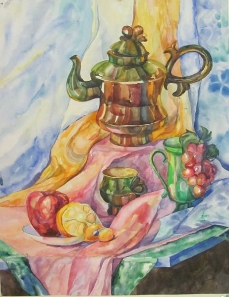 Восточный дастархан натюрморт