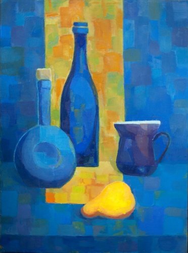 Этюд декоративного натюрморта. Полярная Гармония (2 контрастных)