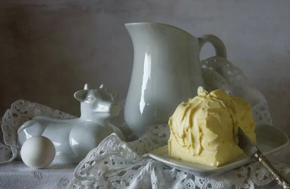 Молоко в живописи