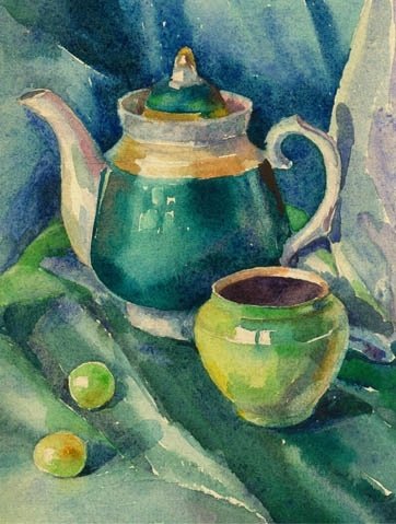 Разбеленный колорит натюрморт