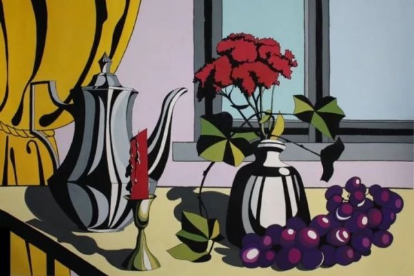 Эскиз натюрморта в цвете (48 фото)