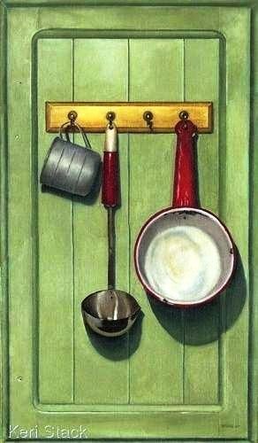 Натюрморт кухонная утварь