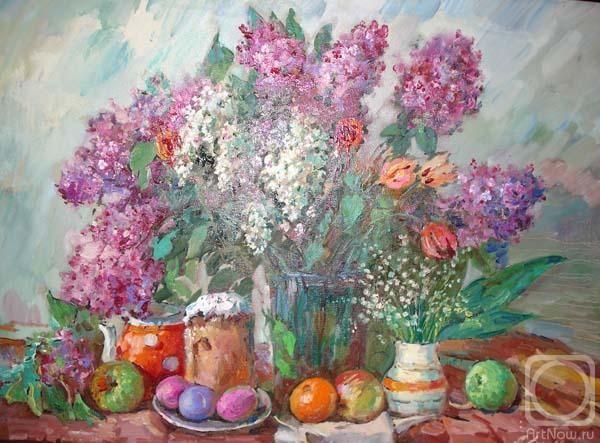 Николаев Юрий Викторович «Пасхальный натюрморт»,