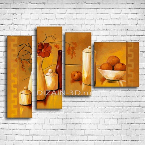 Модульные картины натюрморт для кухни